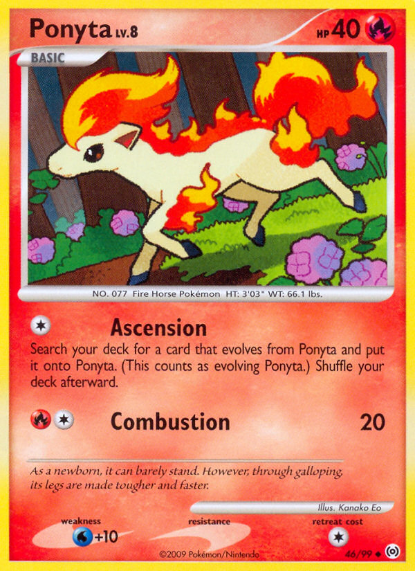 Ponyta (46/99) [Platinum: Arceus] | Mega City Incorporated