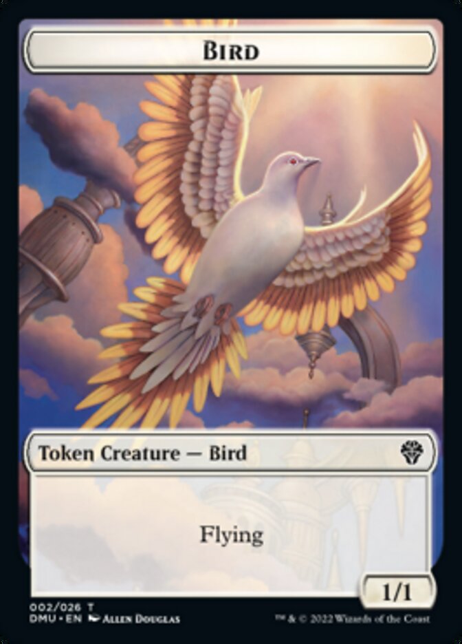 Bird (002) // Angel Double-sided Token [Dominaria United Tokens] | Mega City Incorporated