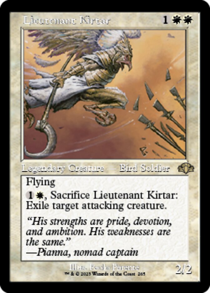 Lieutenant Kirtar (Retro) [Dominaria Remastered] | Mega City Incorporated