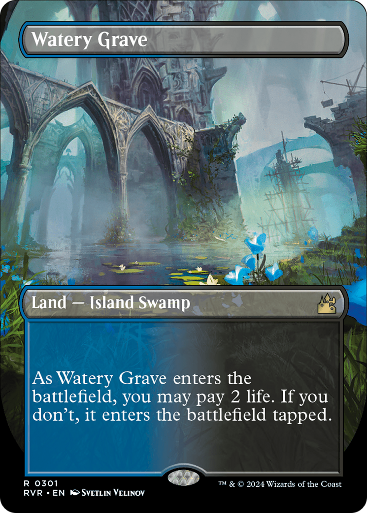 Watery Grave (Borderless) [Ravnica Remastered] | Mega City Incorporated