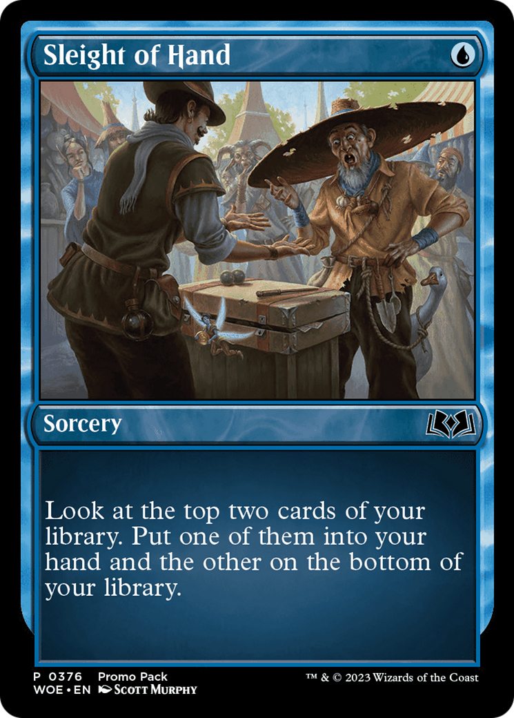 Sleight of Hand (Promo Pack) [Wilds of Eldraine Promos] | Mega City Incorporated