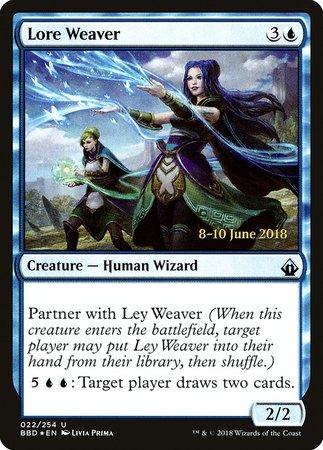 Lore Weaver [Battlebond Promos] | Mega City Incorporated