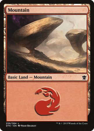 Mountain (259) [Dragons of Tarkir] | Mega City Incorporated