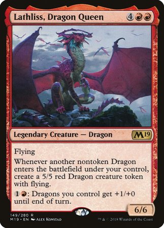 Lathliss, Dragon Queen [Core Set 2019] | Mega City Incorporated