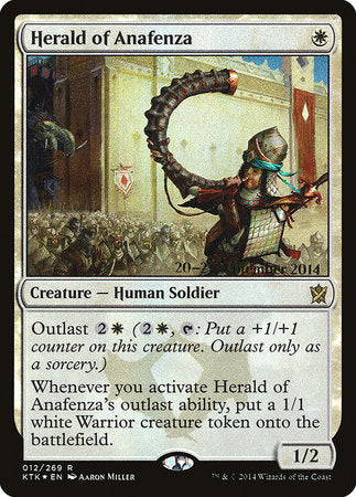 Herald of Anafenza [Khans of Tarkir Promos] | Mega City Incorporated