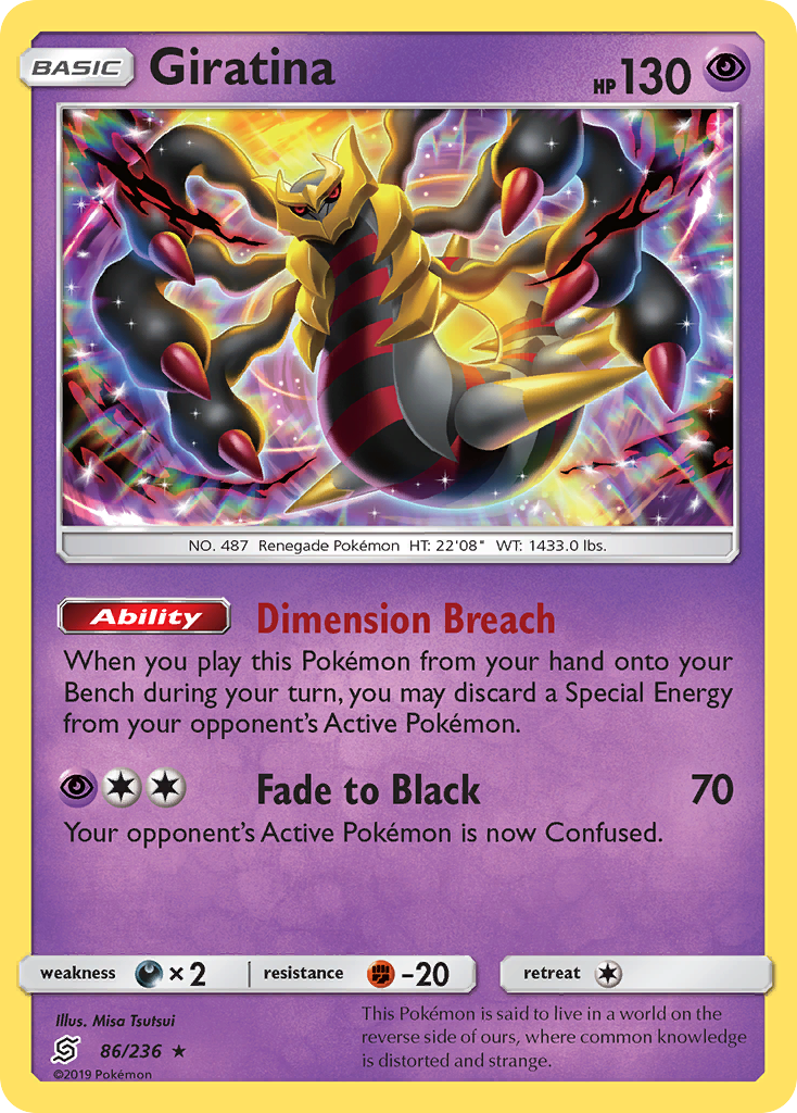 Giratina (86/236) [Sun & Moon: Unified Minds] | Mega City Incorporated