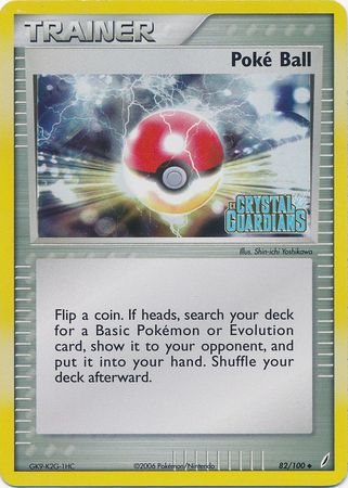 Poke Ball (82/100) (Stamped) [EX: Crystal Guardians] | Mega City Incorporated
