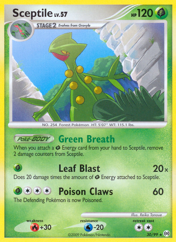 Sceptile (30/99) [Platinum: Arceus] | Mega City Incorporated