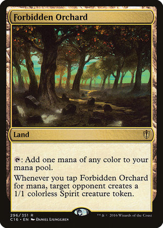 Forbidden Orchard [Commander 2016] | Mega City Incorporated