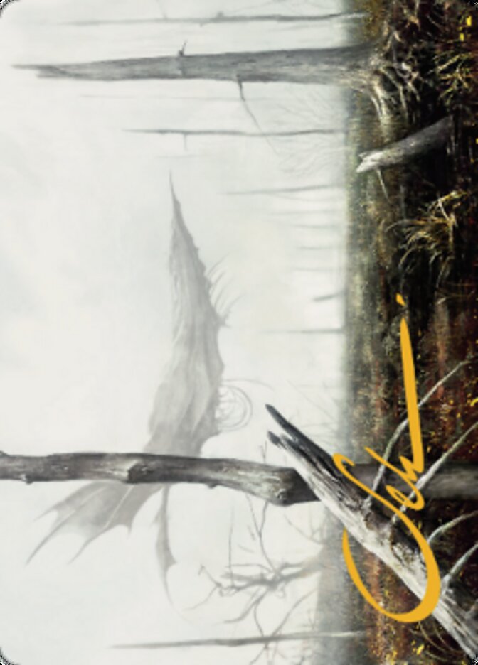 Swamp Art Card (Gold-Stamped Signature) [Dominaria United Art Series] | Mega City Incorporated