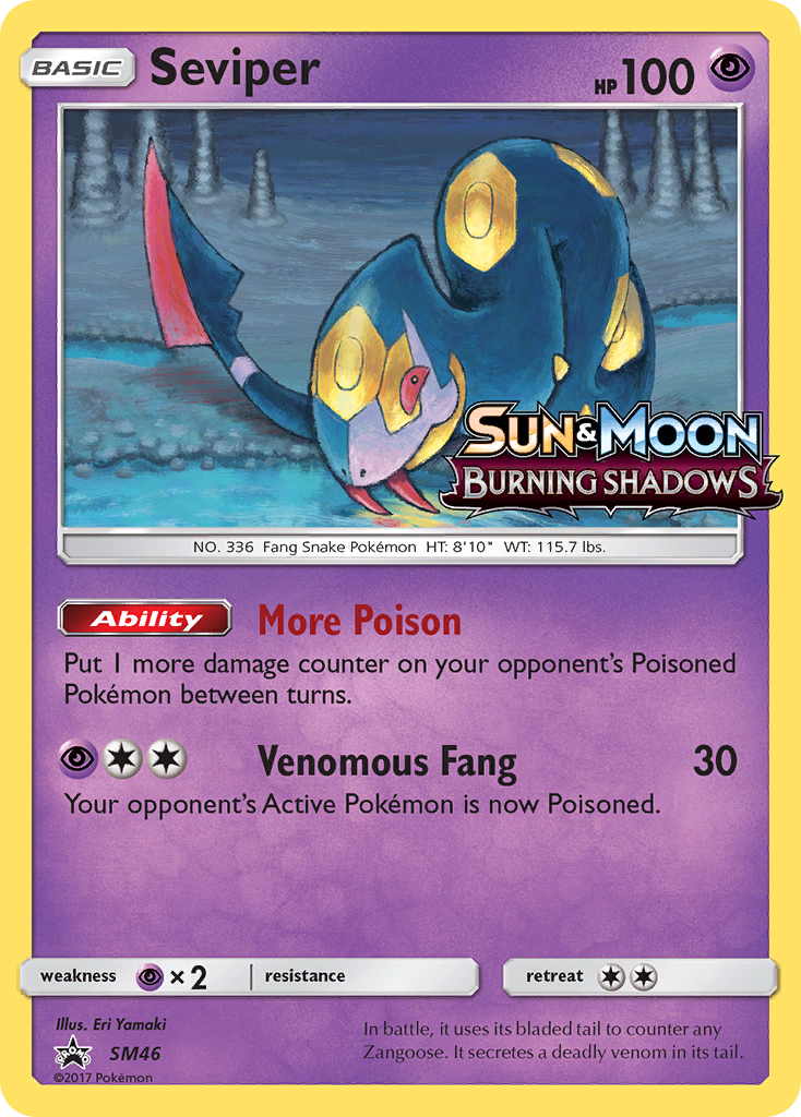 Seviper (SM46) [Sun & Moon: Black Star Promos] | Mega City Incorporated