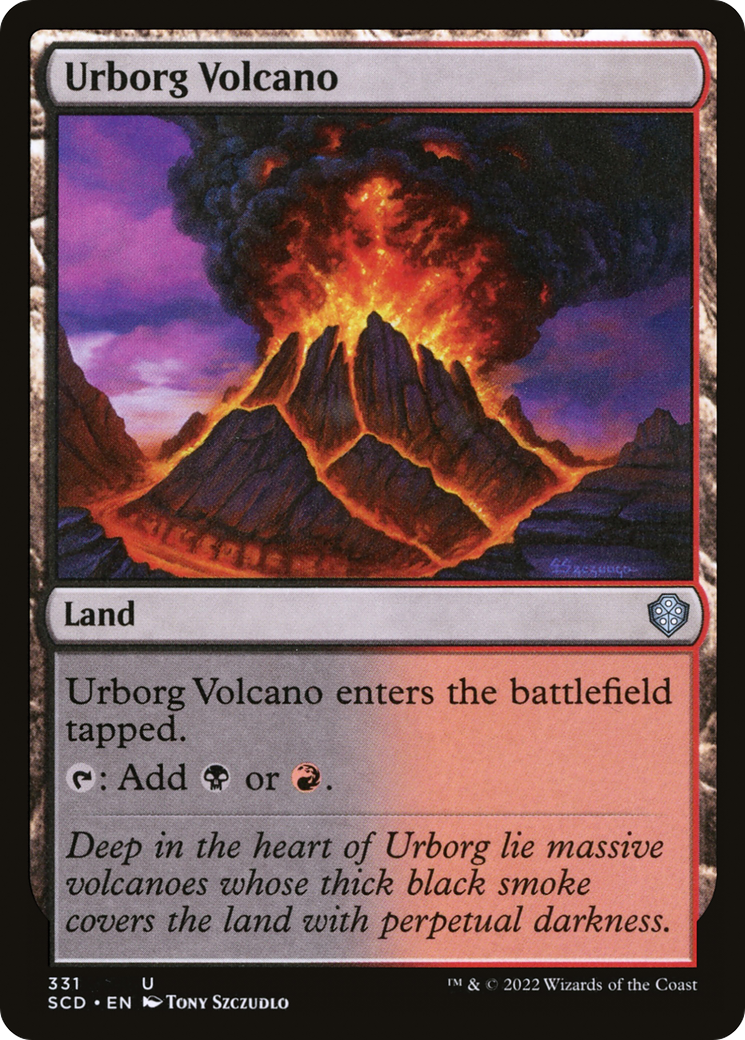 Urborg Volcano [Starter Commander Decks] | Mega City Incorporated