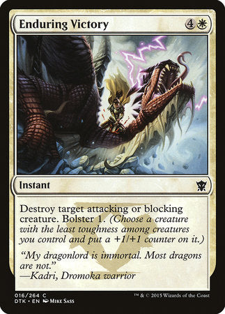 Enduring Victory [Dragons of Tarkir] | Mega City Incorporated