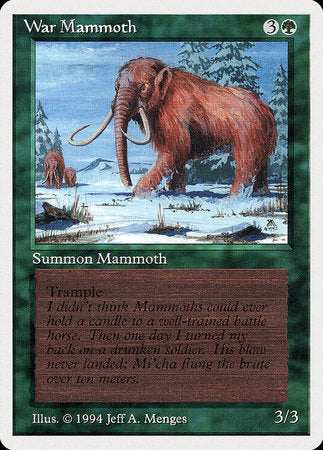 War Mammoth [Summer Magic / Edgar] | Mega City Incorporated