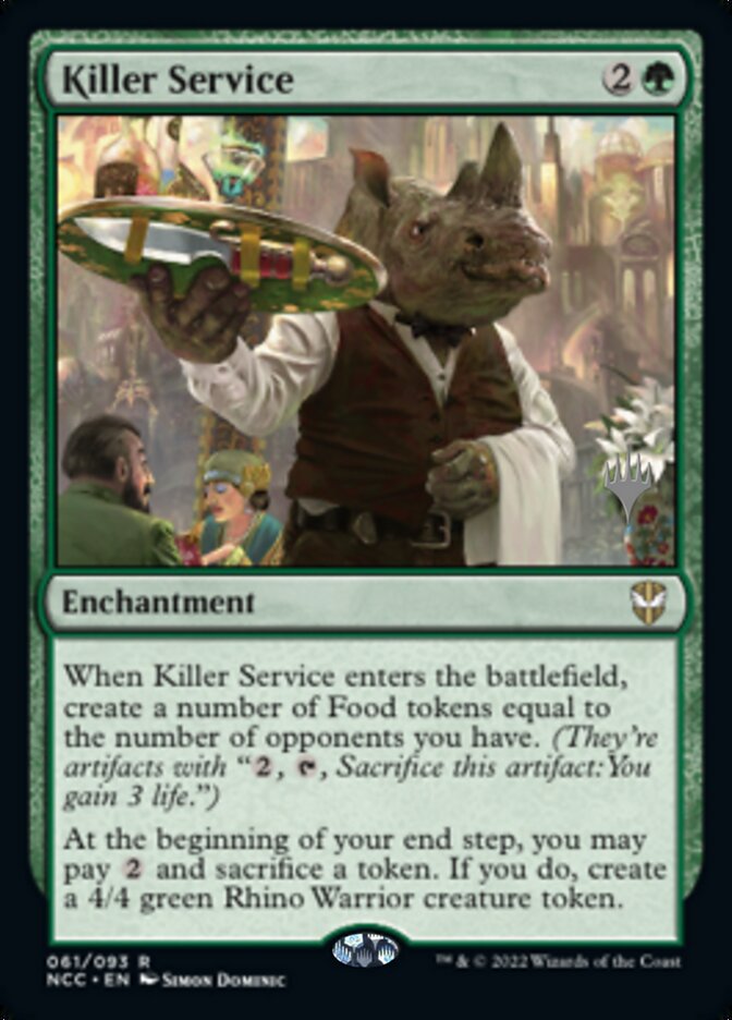 Killer Service (Promo Pack) [Streets of New Capenna Commander Promos] | Mega City Incorporated