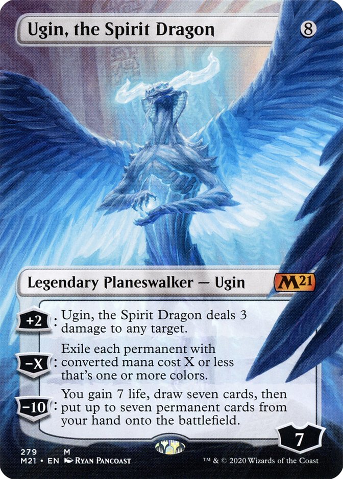 Ugin, the Spirit Dragon (Extended) (279) [Core Set 2021] | Mega City Incorporated