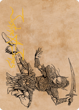 Lae'zel, Vlaakith's Champion Art Card (Gold-Stamped Signature) [Commander Legends: Battle for Baldur's Gate Art Series] | Mega City Incorporated