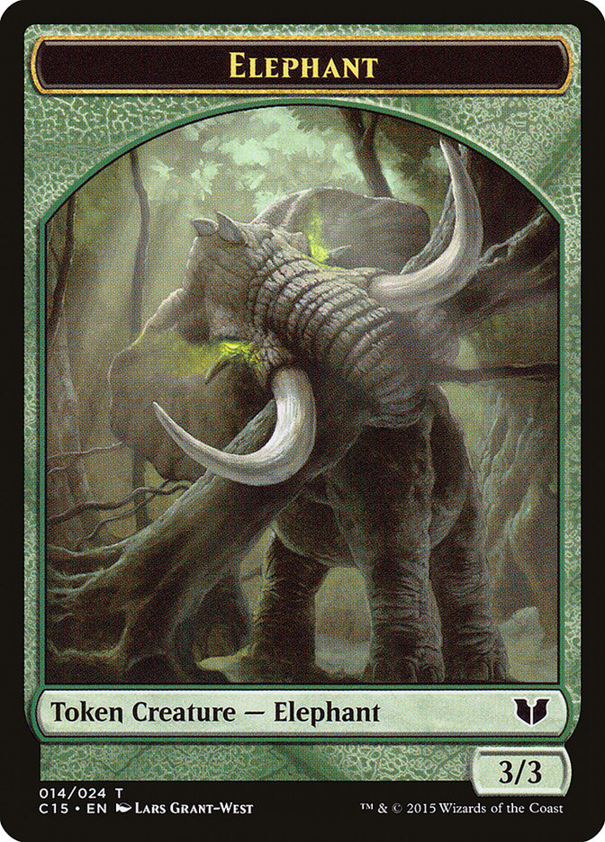 Elephant Token [Commander 2015 Tokens] | Mega City Incorporated