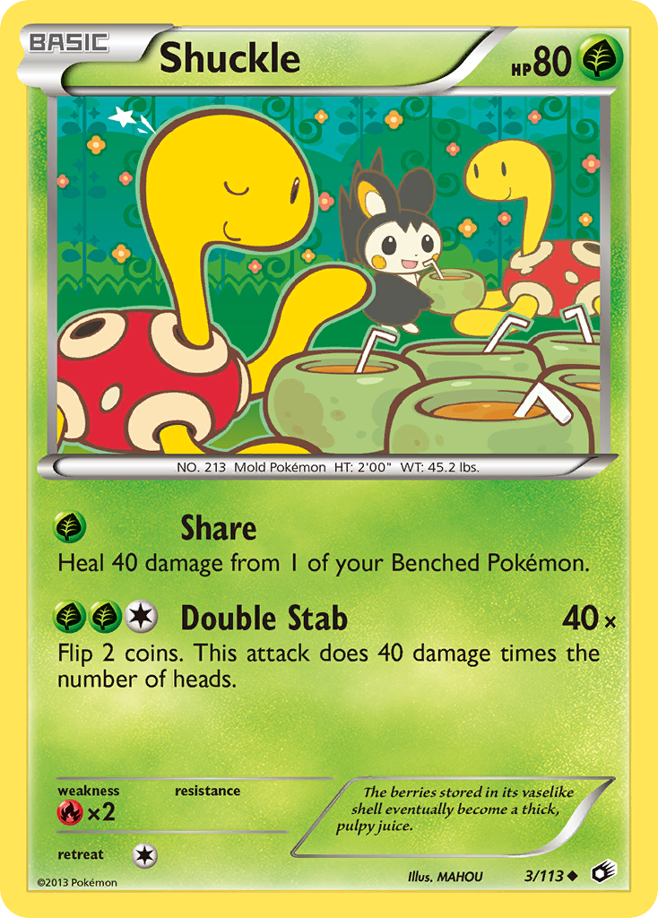 Shuckle (3/113) [Black & White: Legendary Treasures] | Mega City Incorporated