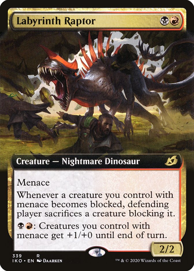 Labyrinth Raptor (Extended Art) [Ikoria: Lair of Behemoths] | Mega City Incorporated