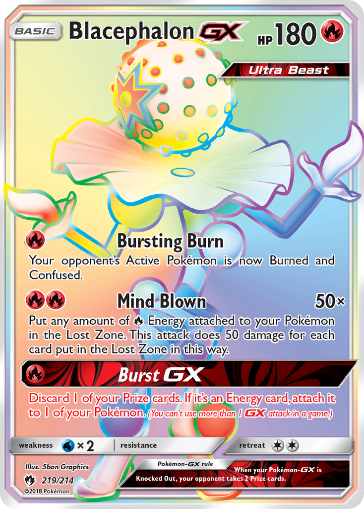 Blacephalon GX (219/214) [Sun & Moon: Lost Thunder] | Mega City Incorporated