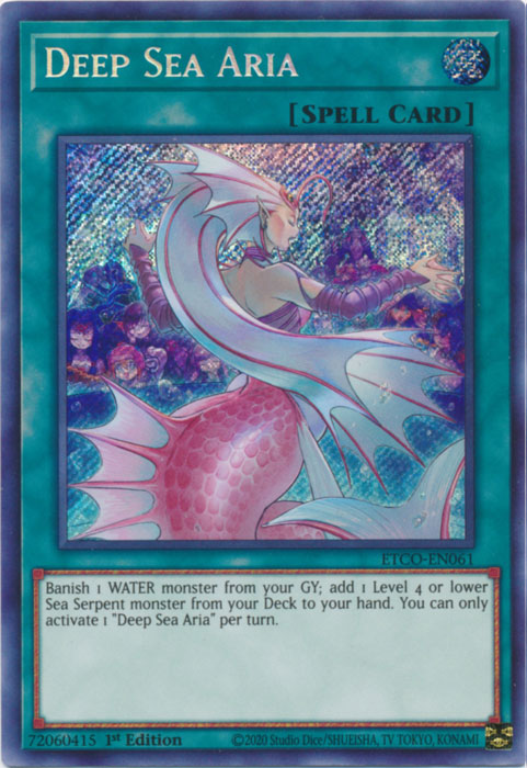 Deep Sea Aria [ETCO-EN061] Secret Rare | Mega City Incorporated