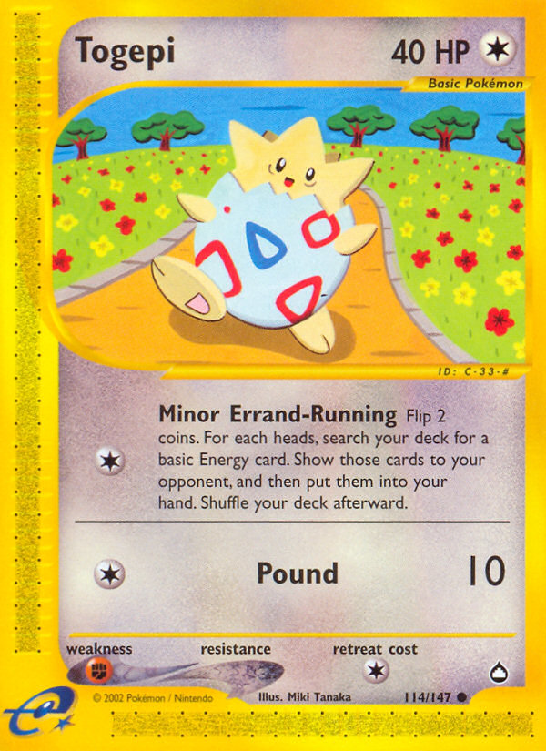 Togepi (114/147) [Aquapolis] | Mega City Incorporated