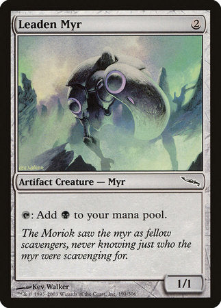 Leaden Myr [Mirrodin] | Mega City Incorporated