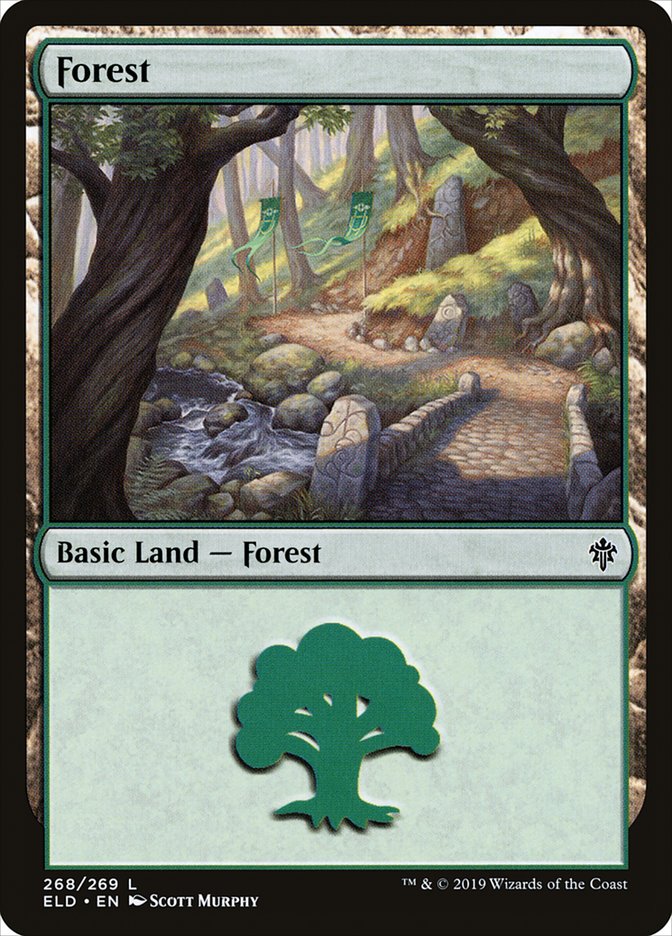 Forest (268) [Throne of Eldraine] | Mega City Incorporated