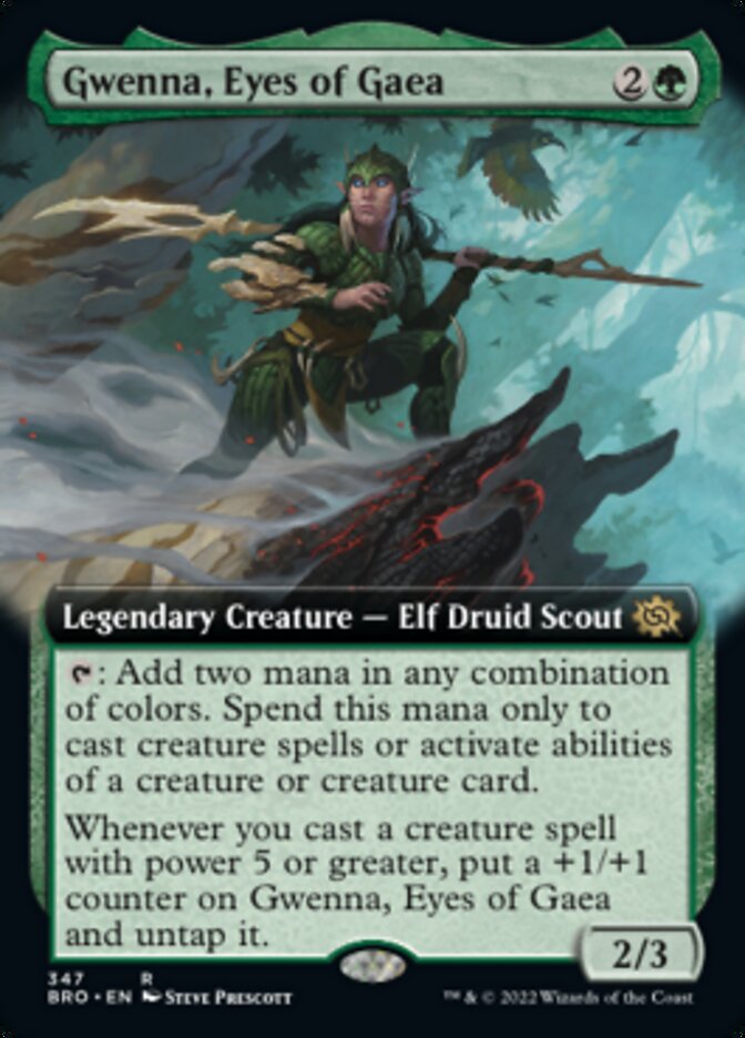 Gwenna, Eyes of Gaea (Extended Art) [The Brothers' War] | Mega City Incorporated