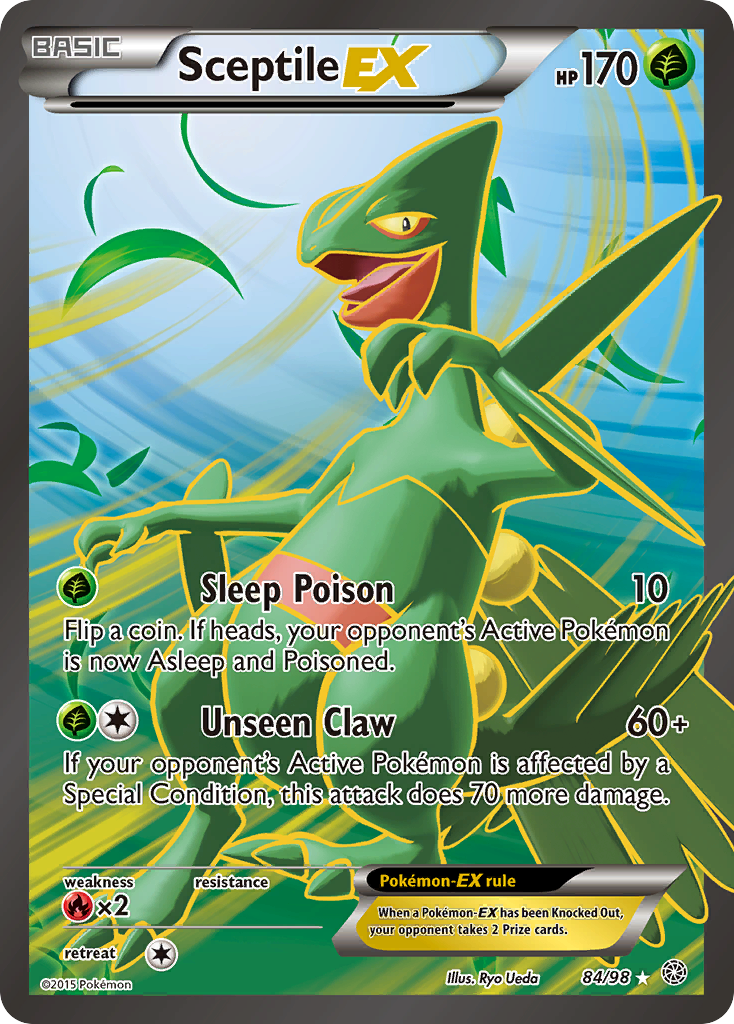 Sceptile EX (84/98) [XY: Ancient Origins] | Mega City Incorporated