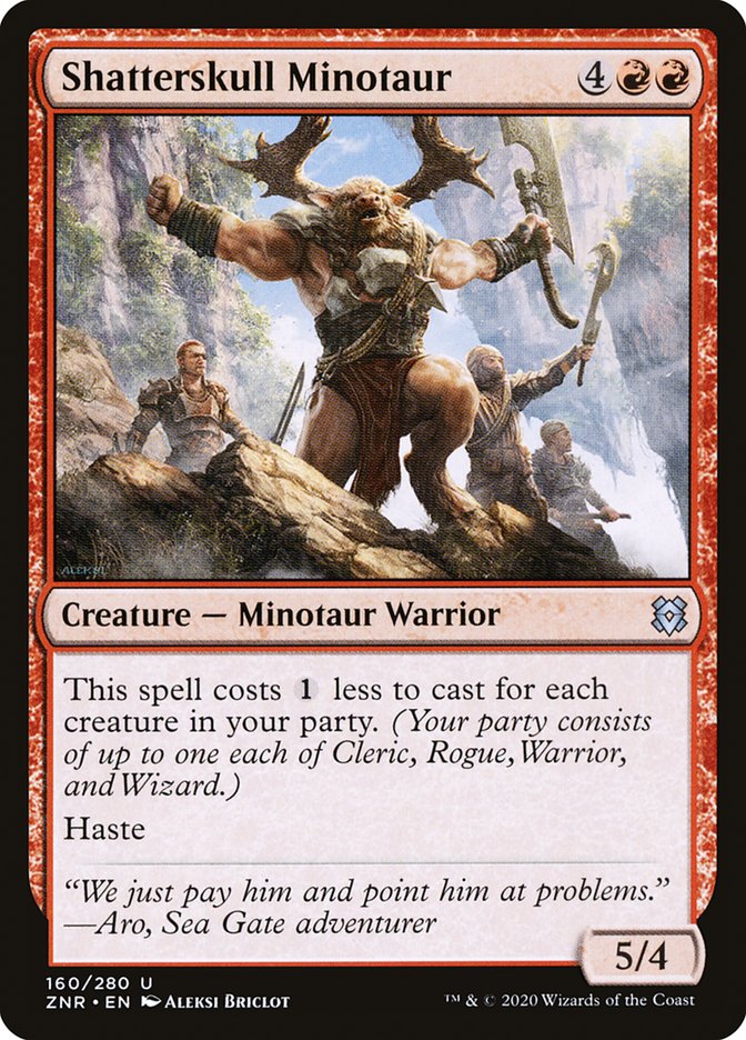 Shatterskull Minotaur [Zendikar Rising] | Mega City Incorporated