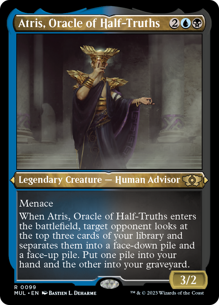 Atris, Oracle of Half-Truths (Foil Etched) [Multiverse Legends] | Mega City Incorporated