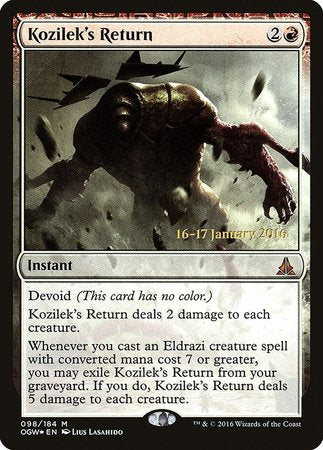 Kozilek's Return [Oath of the Gatewatch Promos] | Mega City Incorporated