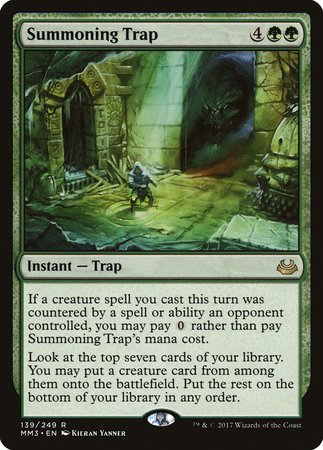 Summoning Trap [Modern Masters 2017] | Mega City Incorporated