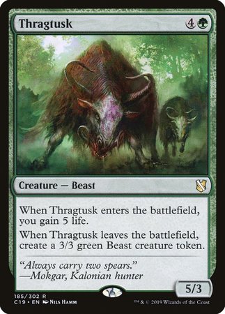 Thragtusk [Commander 2019] | Mega City Incorporated