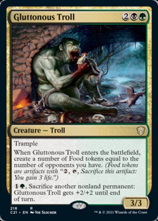 Gluttonous Troll [Commander 2021] | Mega City Incorporated