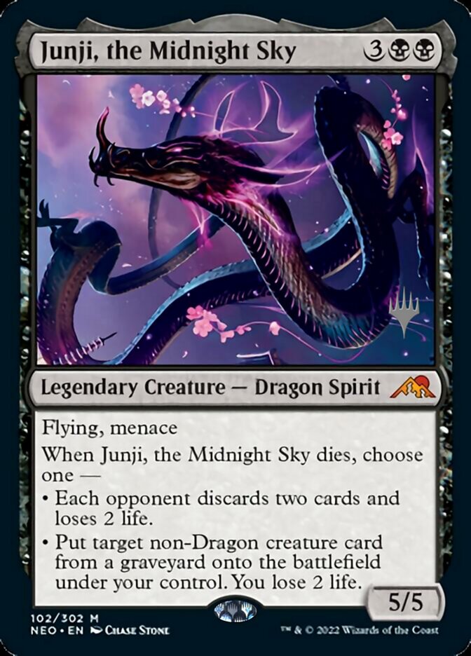 Junji, the Midnight Sky (Promo Pack) [Kamigawa: Neon Dynasty Promos] | Mega City Incorporated