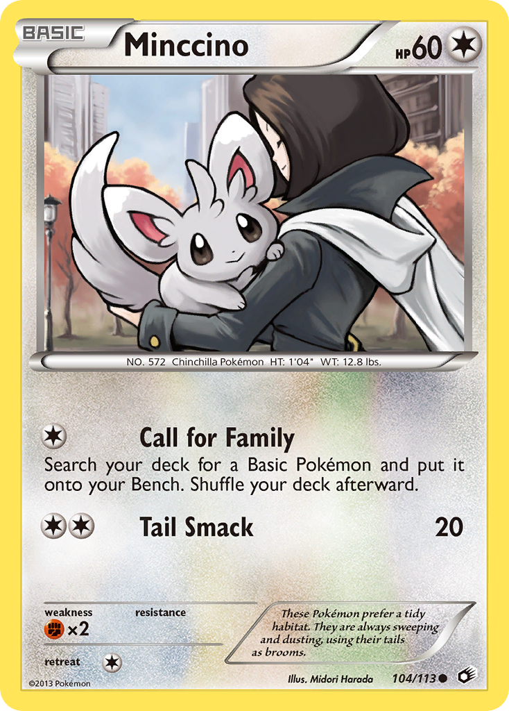 Minccino (104/113) [Black & White: Legendary Treasures] | Mega City Incorporated