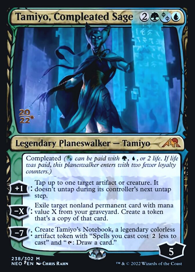 Tamiyo, Compleated Sage [Kamigawa: Neon Dynasty Prerelease Promos] | Mega City Incorporated