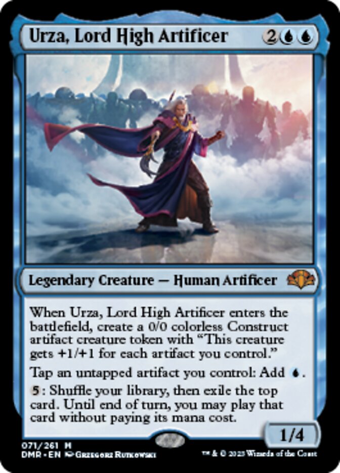 Urza, Lord High Artificer [Dominaria Remastered] | Mega City Incorporated