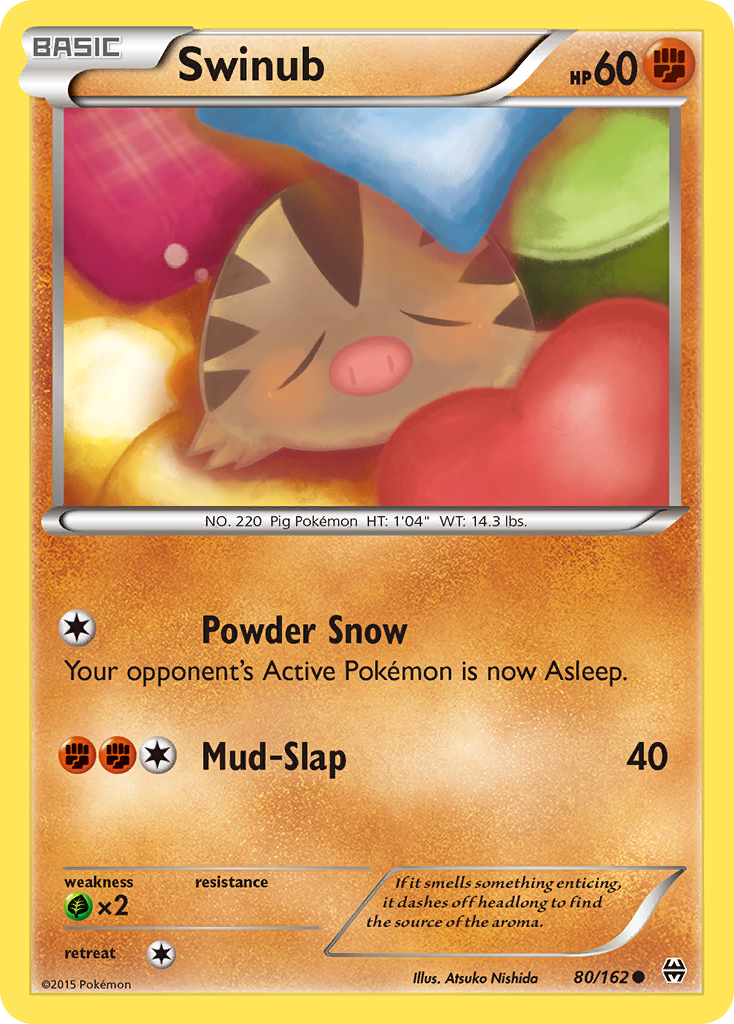 Swinub (80/162) [XY: BREAKthrough] | Mega City Incorporated