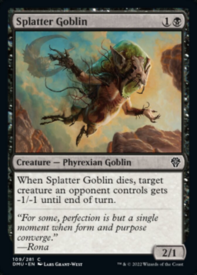 Splatter Goblin [Dominaria United] | Mega City Incorporated