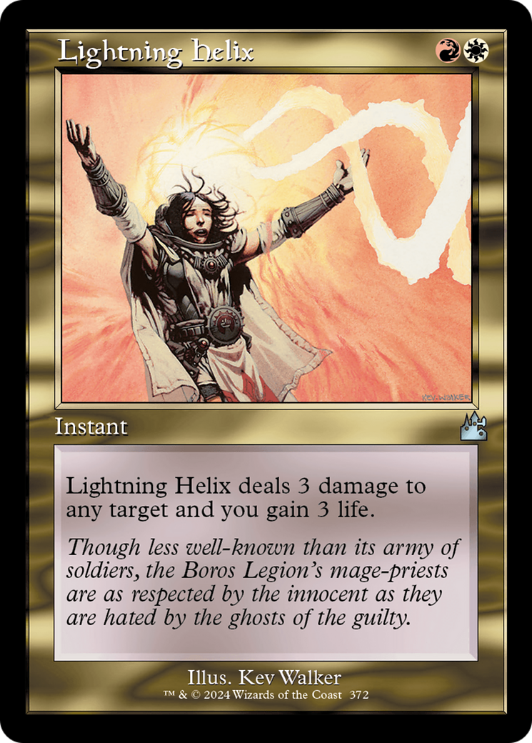 Lightning Helix (Retro Frame) [Ravnica Remastered] | Mega City Incorporated