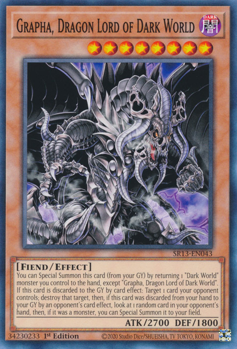 Grapha, Dragon Lord of Dark World [SR13-EN043] Common | Mega City Incorporated