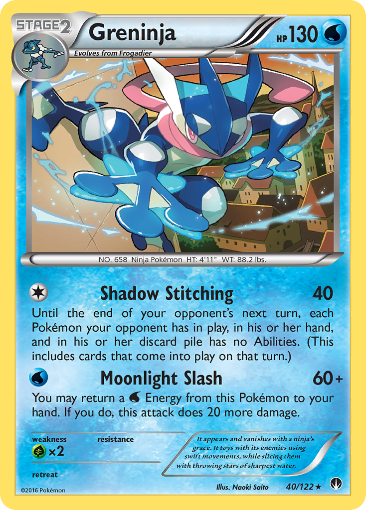 Greninja (40/122) [XY: BREAKpoint] | Mega City Incorporated