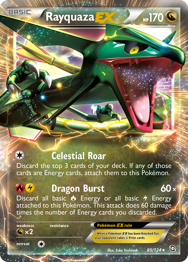 Rayquaza EX (85/124) [Black & White: Dragons Exalted] | Mega City Incorporated