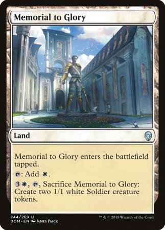 Memorial to Glory [Dominaria] | Mega City Incorporated