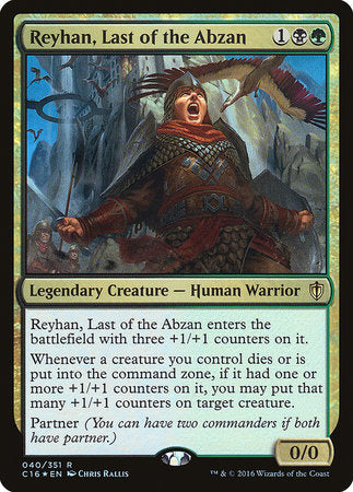 Reyhan, Last of the Abzan [Commander 2016] | Mega City Incorporated