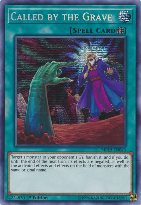 Called by the Grave [MP19-EN043] Prismatic Secret Rare | Mega City Incorporated